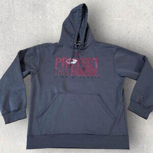 University of Detroit Jesuit Under Armour Hoodie Men Size Medium Gray Sweatshirt